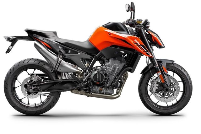 KTM 790 Duke Modell 2024 / orange o. grau /