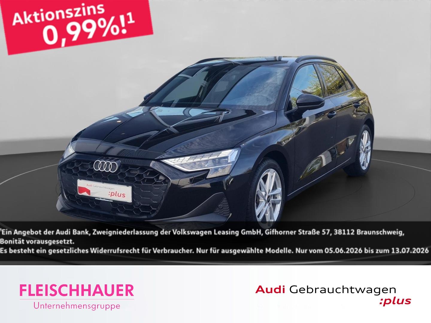 Audi A3 Sportback 30 TFSI Navi+AHK+ACC+RK+LED+CarPlay