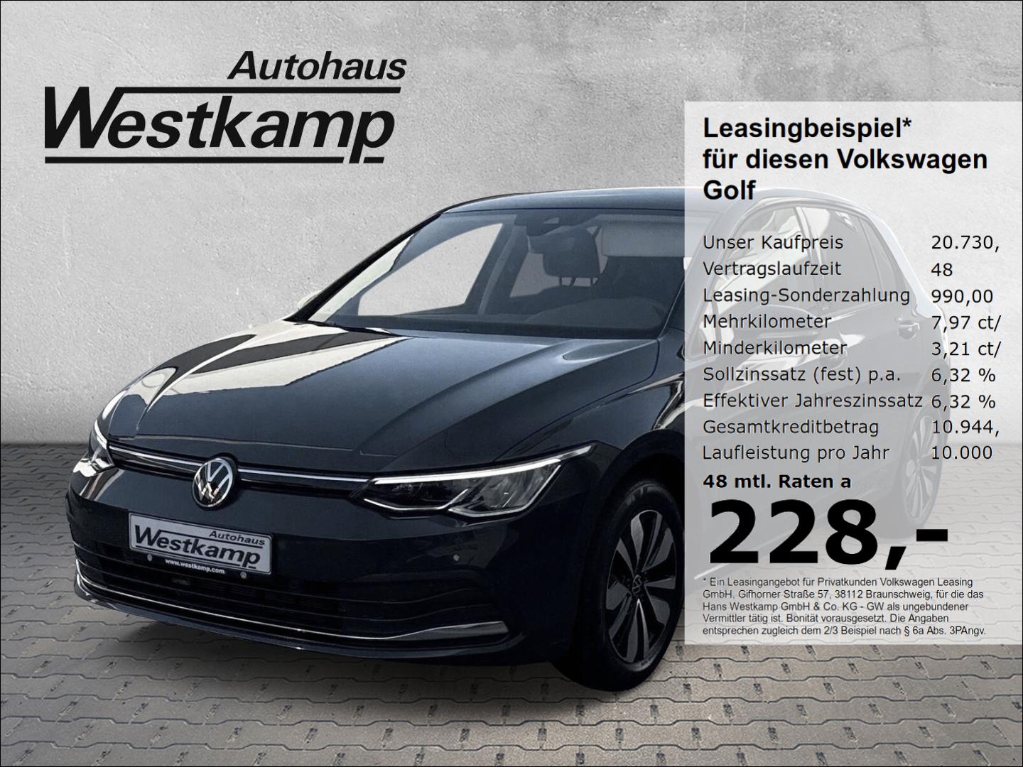 Volkswagen Golf VIII Move 1,5 eTSI DSG Kamera Led ACC