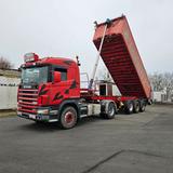 Scania 124 G 420 mit Kempf  Kippsattel - Scania G 420