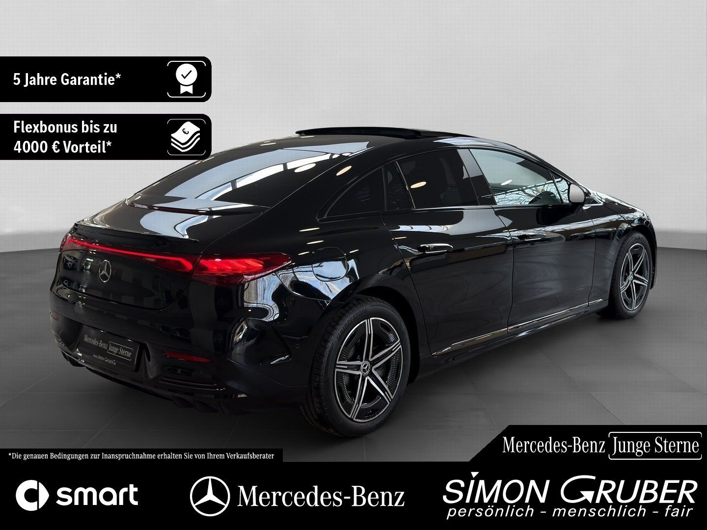 Fahrzeugabbildung Mercedes-Benz EQE 350 4M AMG Night Pano Airmatic HAL 0,25%