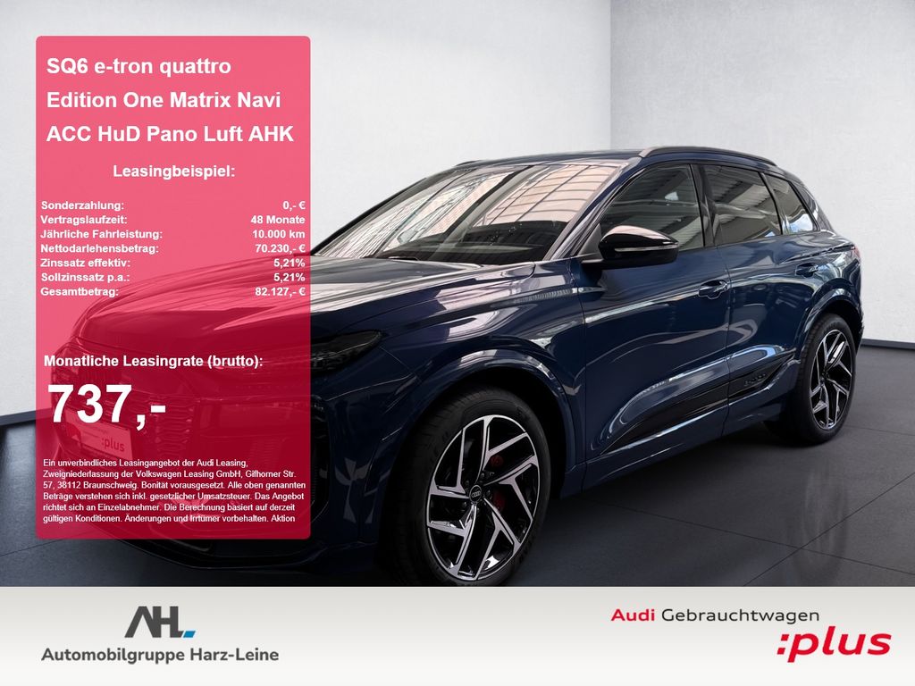 Audi SQ6 e-tron quattro Edition One Matrix Navi ACC H