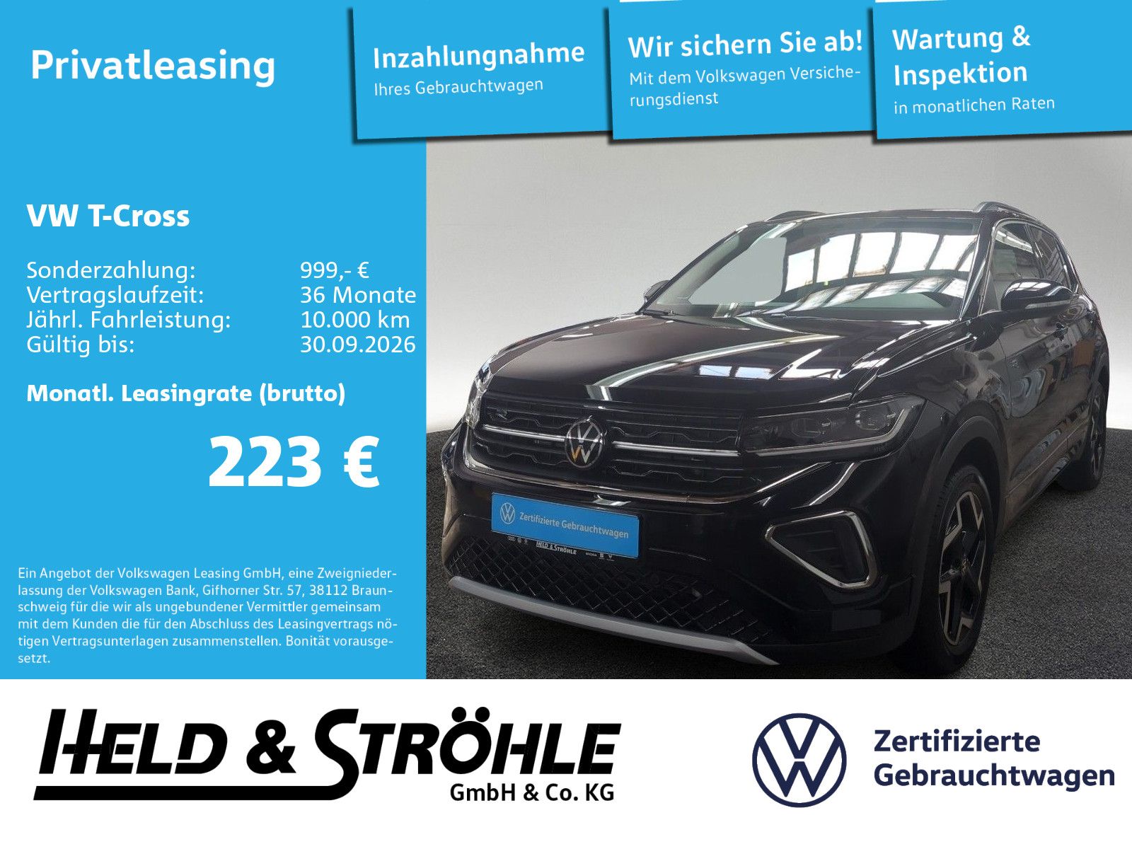Volkswagen T-Cross R-LINE 1.0 TSI AHK IQ-LED NAVI PDC SHZ foto 1
