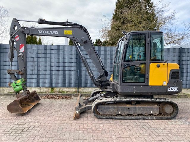 Volvo EC 55 C Powertilt MS 03 Löffel+Grabenschaufel