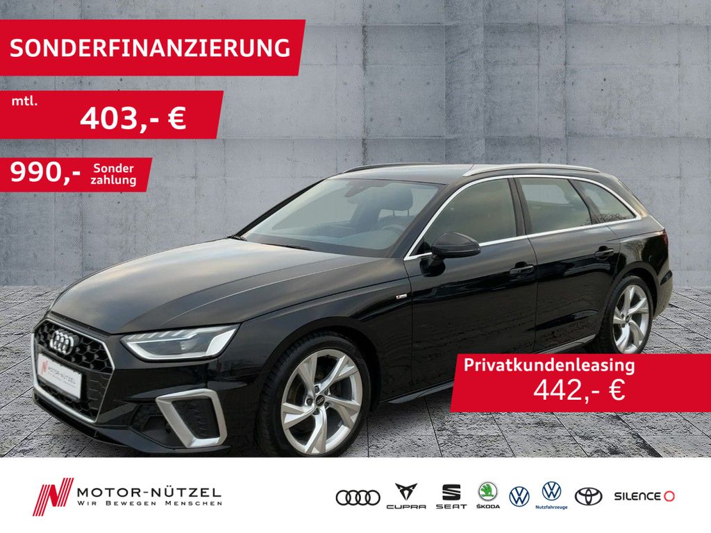 A4 Avant 35 TFSI S-TR S-LINE 5JG+LED+NAV+AHK-Vob