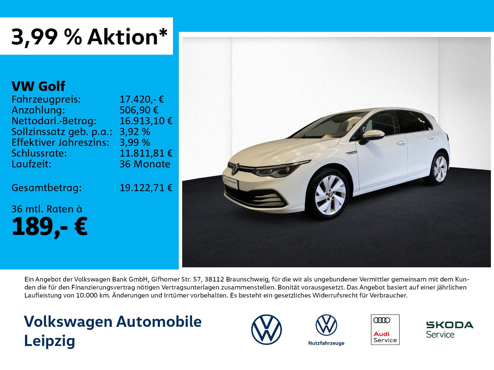 Volkswagen Golf VIII 1.5 TSI Style*ACC*APP*SHZ*Einparkhilfe