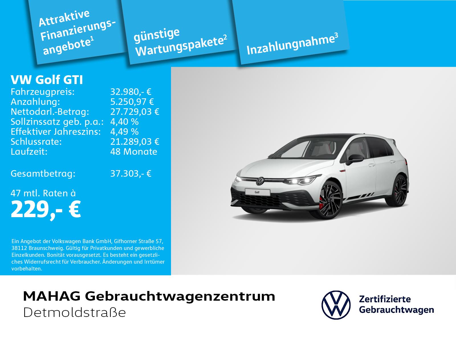 Volkswagen Golf VIII GTI Clubsport 2.0 TSI BlackStyle Leder
