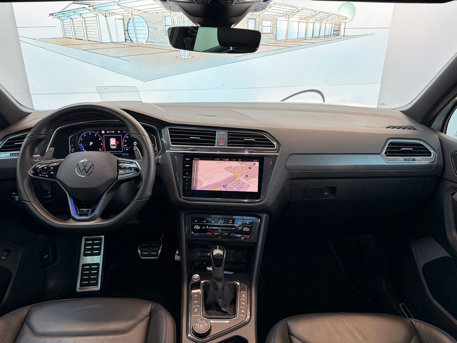 Fahrzeugabbildung Volkswagen Tiguan R 2,0 TSI DSG 4-Motion +AHK + Navi +Leder
