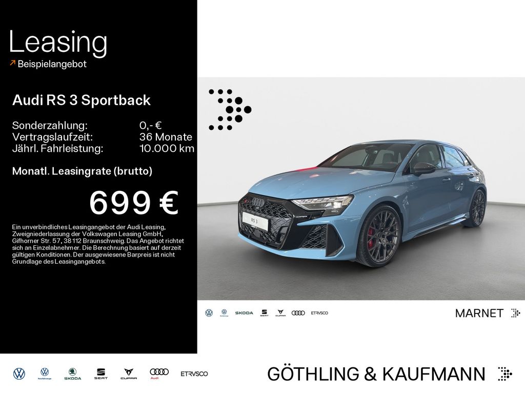 Audi RS 3 Sportback 294 kW S tronic*Keramik*HUD*Memor