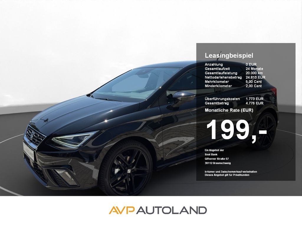 Ibiza 1.0 TSI DSG FR Black Edition | Navi | Rück