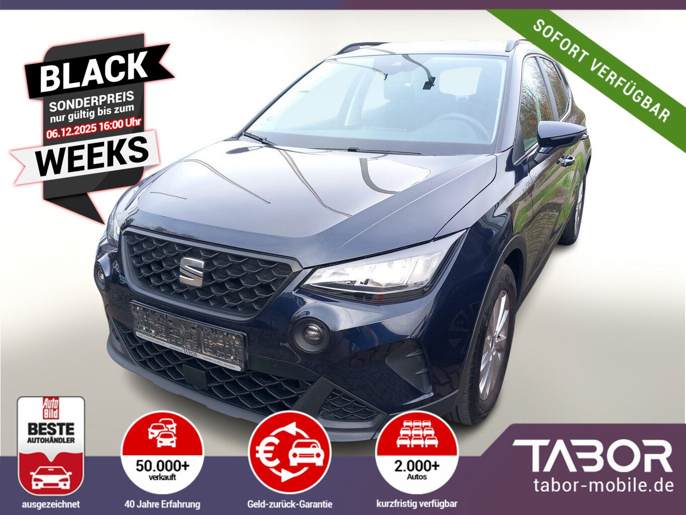 Seat Arona 1.0 TSI 95 Reference PDC Klima MFL 16Z