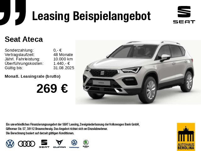 Seat Ateca 1.5 TSI Road Edition DSG - Bestellangebot