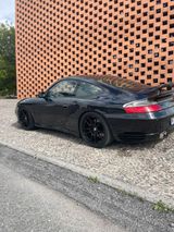 Porsche 996 Turbo Handsch. Coupé schwarz s... - Porsche aus 2003: Turbo