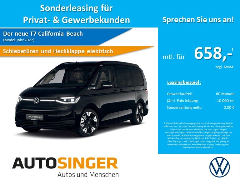 Volkswagen T7 California Beach eHybrid AHK*MATRIX*DREHSITZE imagem 2
