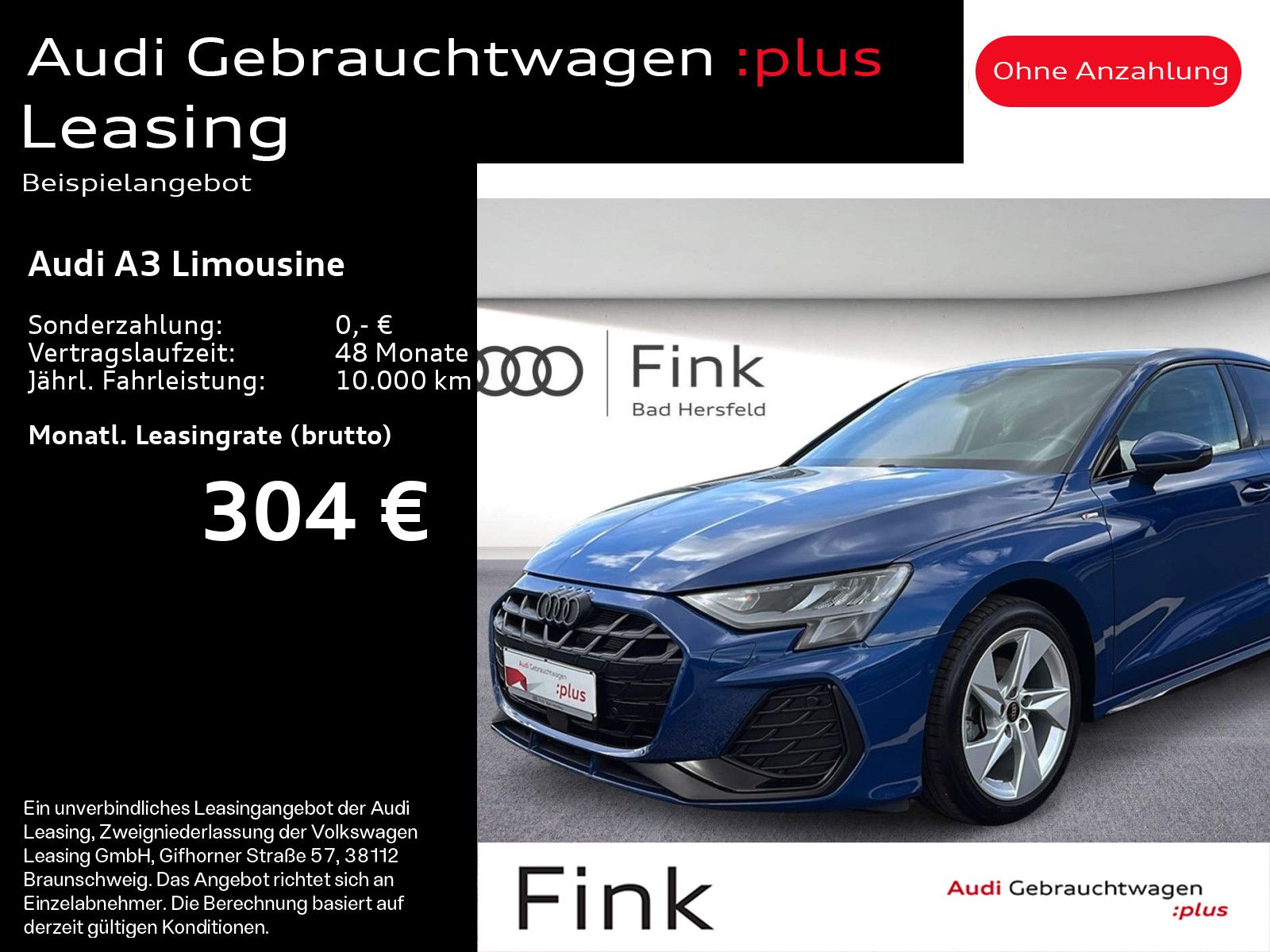 Audi A3 Limousine S line 35 TFSI Navi AHK