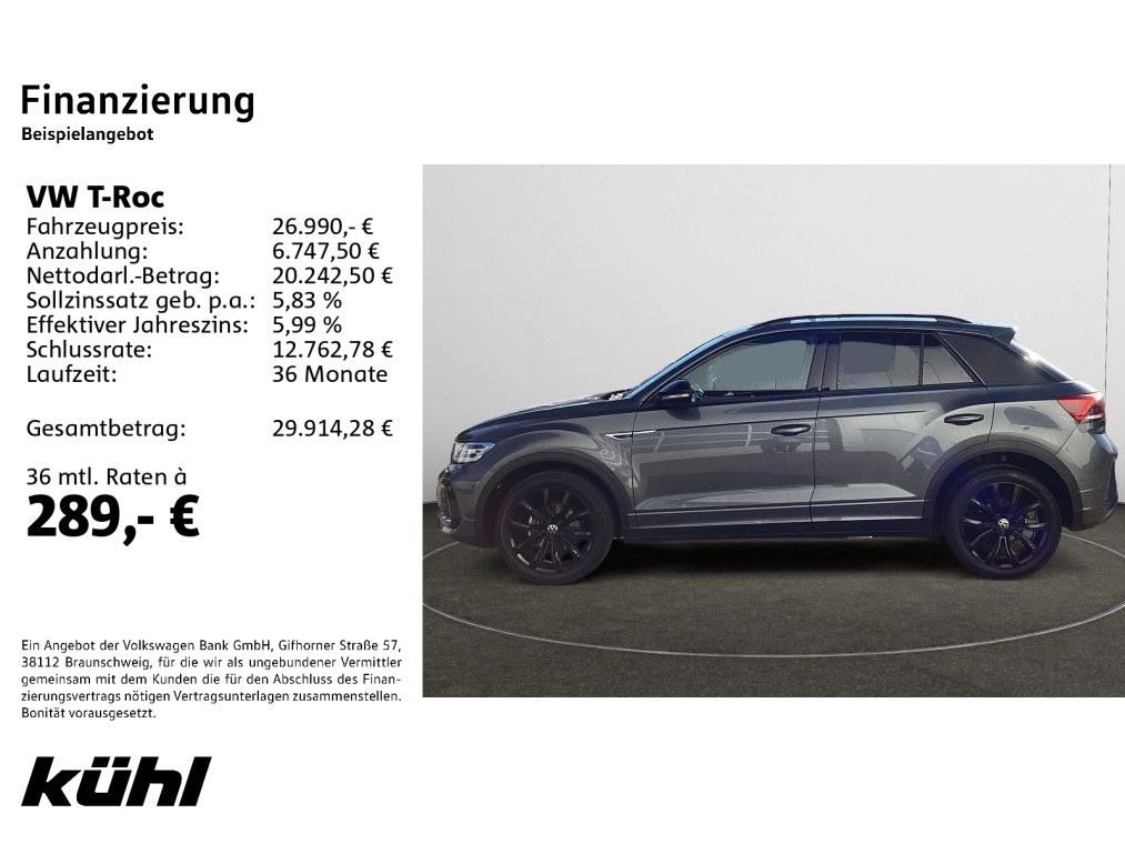 Volkswagen T-Roc 1.5 TSI DSG R-Line Navi Black Style LM18,K foto 2