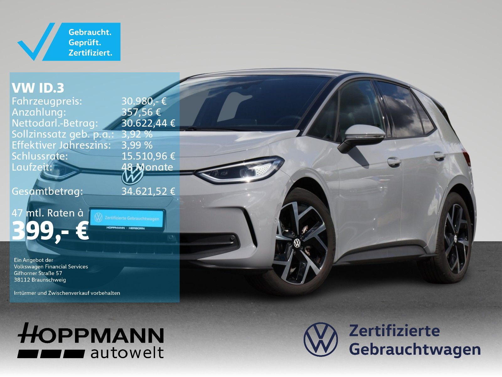 Volkswagen ID.3 Pro Move Matrix HuD Navi Memory Kamera ACC foto 1