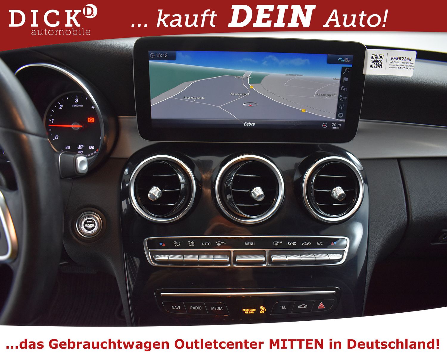 MERCEDES-BENZ C 220d T 9G Avantg NIGHT+PANO+COMAND+KAM+MULTIBE - Image 16