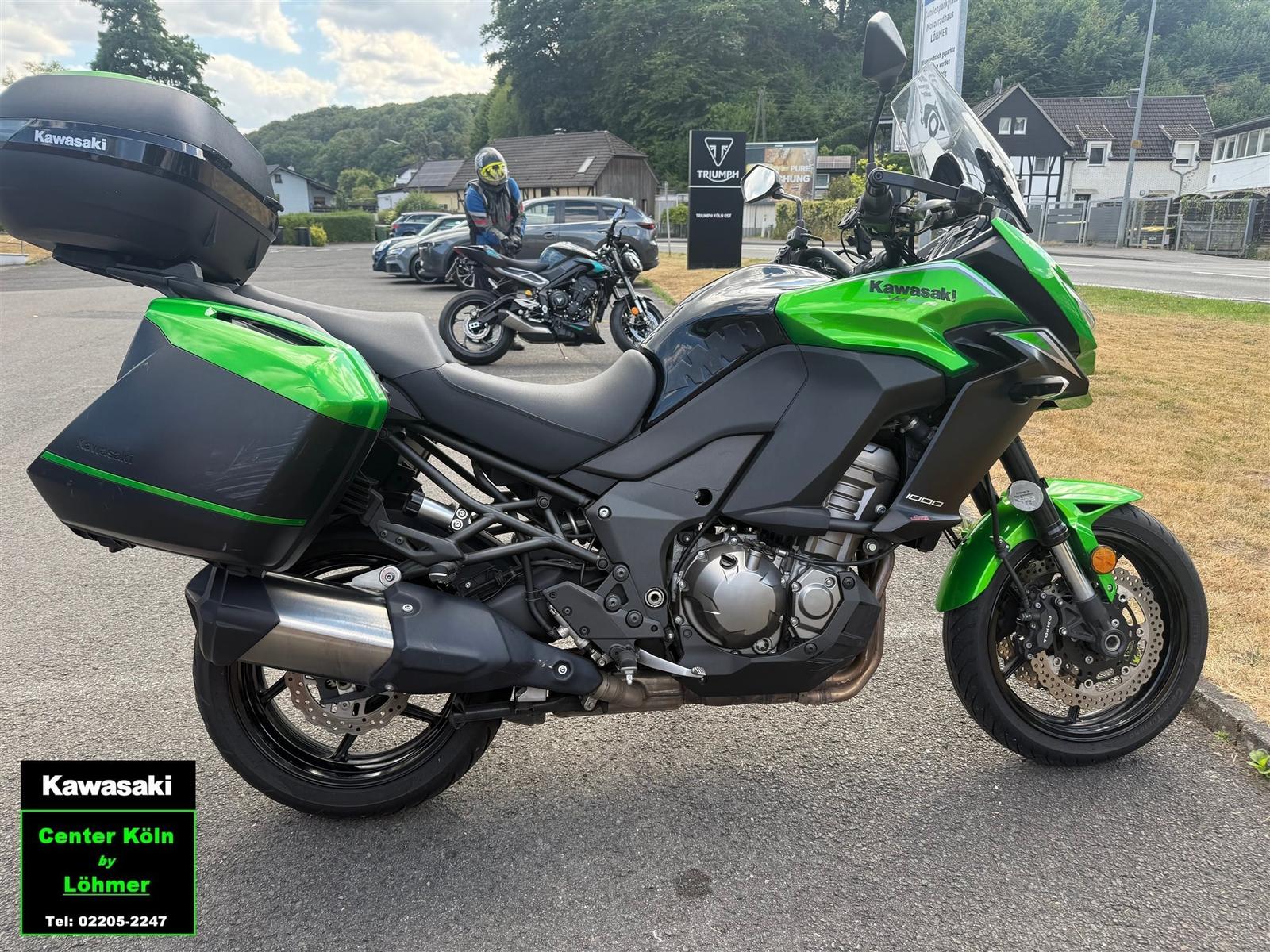 Kawasaki Versys 1000 inkl. Topcas und Kofferset