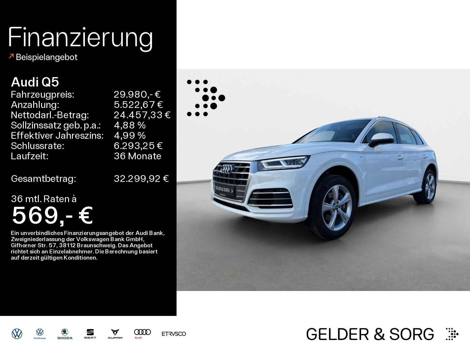 Audi Q5 2.0 TFSI qu. S-line|AHK|Matrix|B&O|RFK