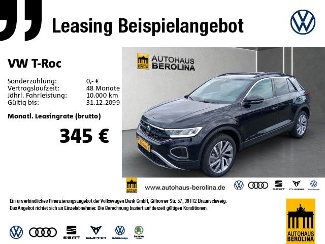 Vorschaubild: VW T-Roc T-ROC 1.5 TSI Goal DSG *R-KAM*18"*ACC*SHZ* (Fahrzeug-Nr. L05190)