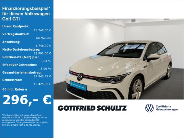 Volkswagen Golf GTI VIII DSG APP ACC LED EPH NAVI SITZHZG