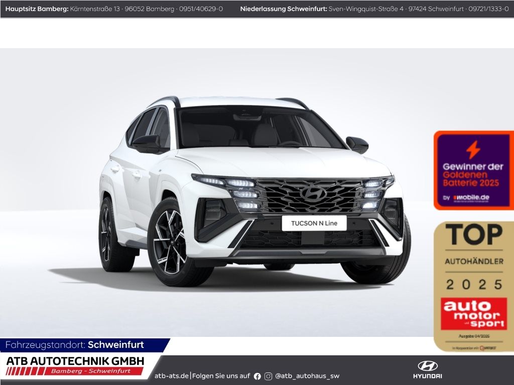 Fahrzeugabbildung Hyundai Tucson N-Line PHEV 1.6 T-GDI 288PS 2WD 6-Gang-A/