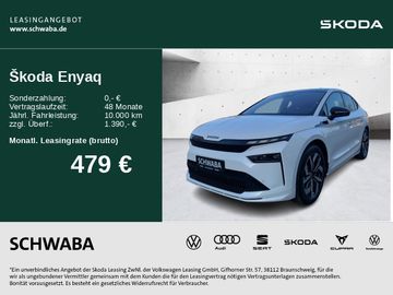 Skoda Leasingangebot: Skoda Enyaq Coupe 60 Sportline *LED*AHK*ACC*R.KAM*PDC*