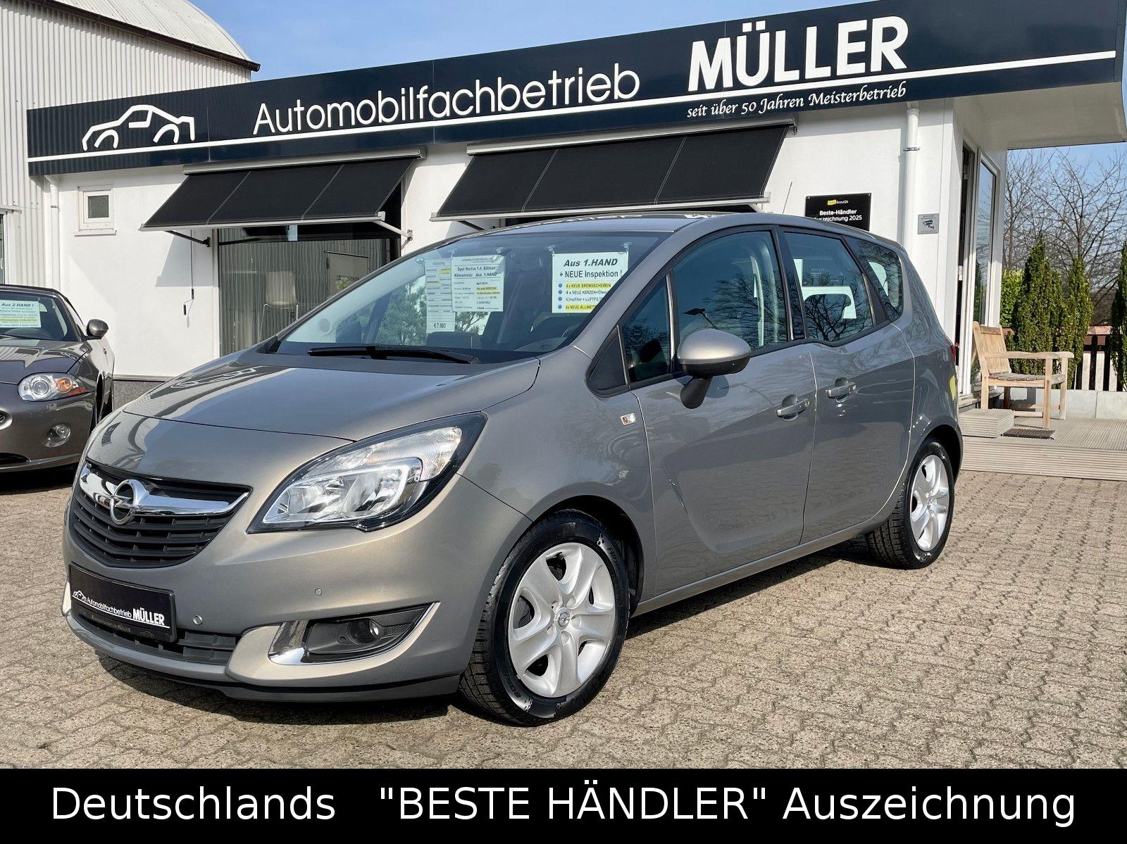 Opel Meriva 1.4"Edition"REIFEN+BREMSEN+Insp NEU+ 1.HD