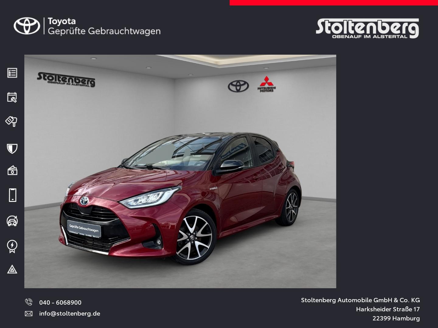 Toyota Yaris Hybrid Style mit Anhängezugvorrichtung abn