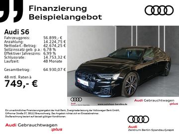Audi Leasingangebot: Audi S6 Lim. *HD-MATRIX*B&O*Assist+*Opt.-Schwarz+*