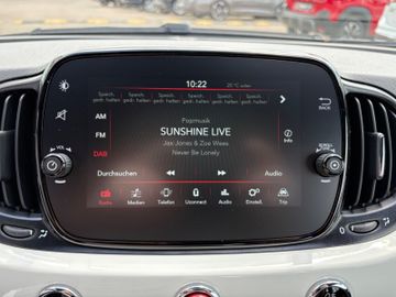Fahrzeugabbildung Fiat 500C Mild Hybrid UConnect PDC Temp Klima TZ uvm.