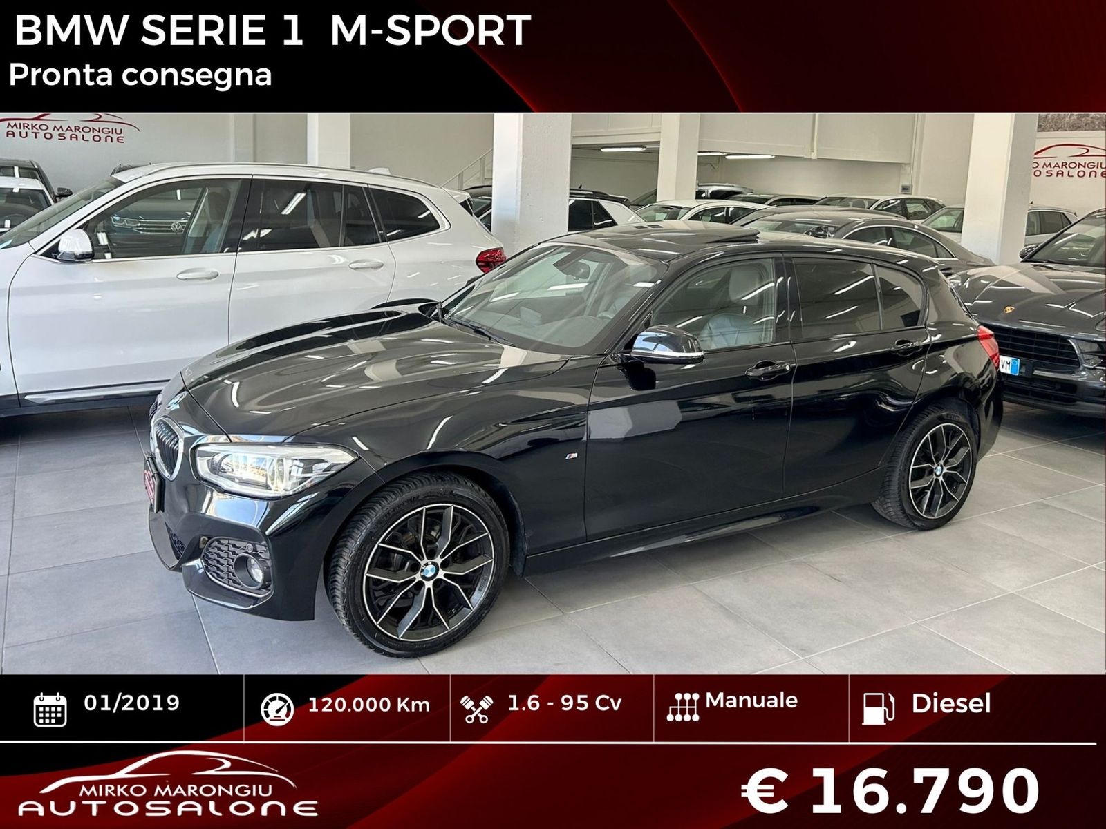 BMW Bmw SERIE 1 M-sport TETTO promo finanziabile