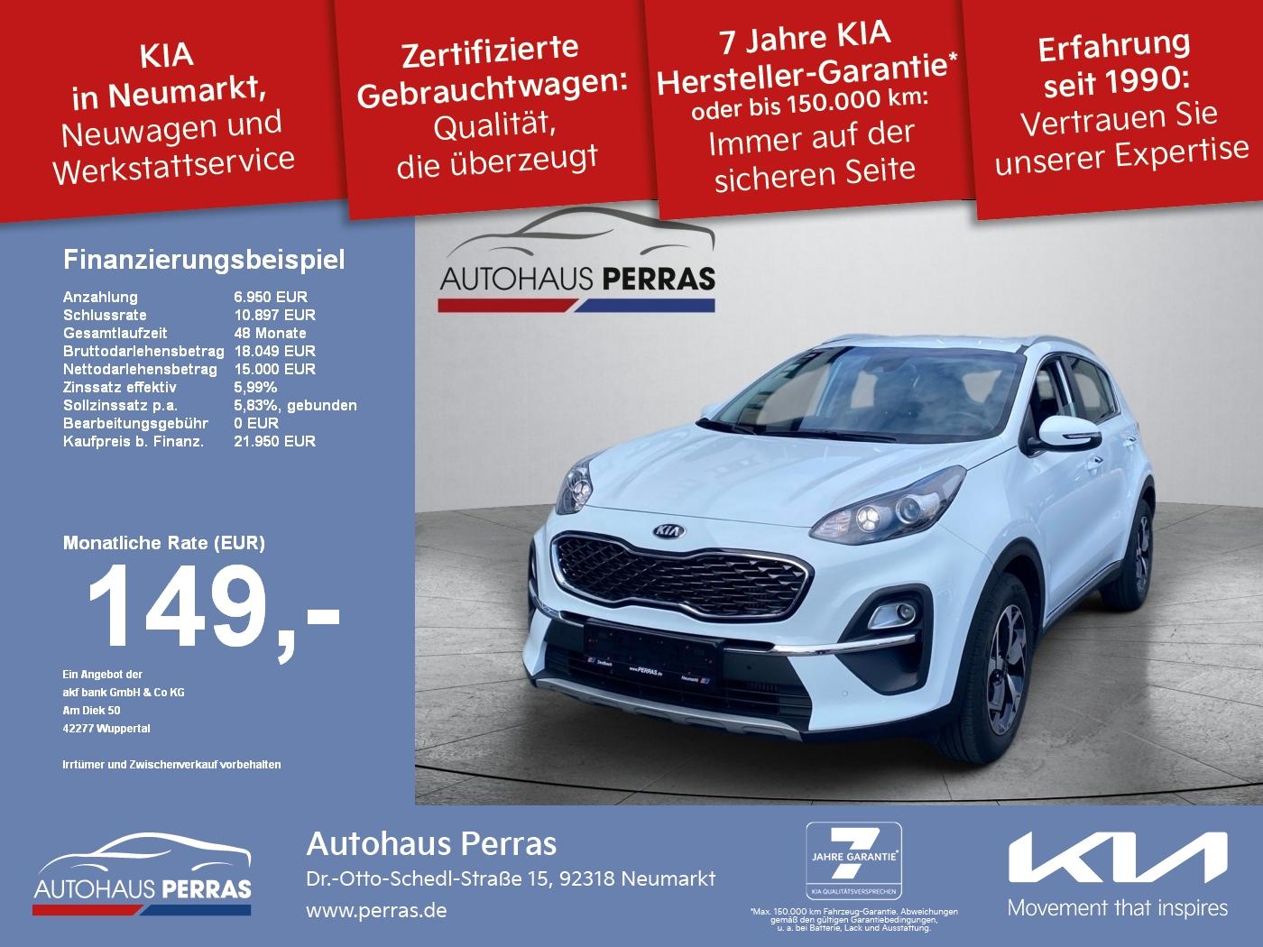 Kia Sportage 1.6 T-GDI DCT VISION Navi Sitzheizung L