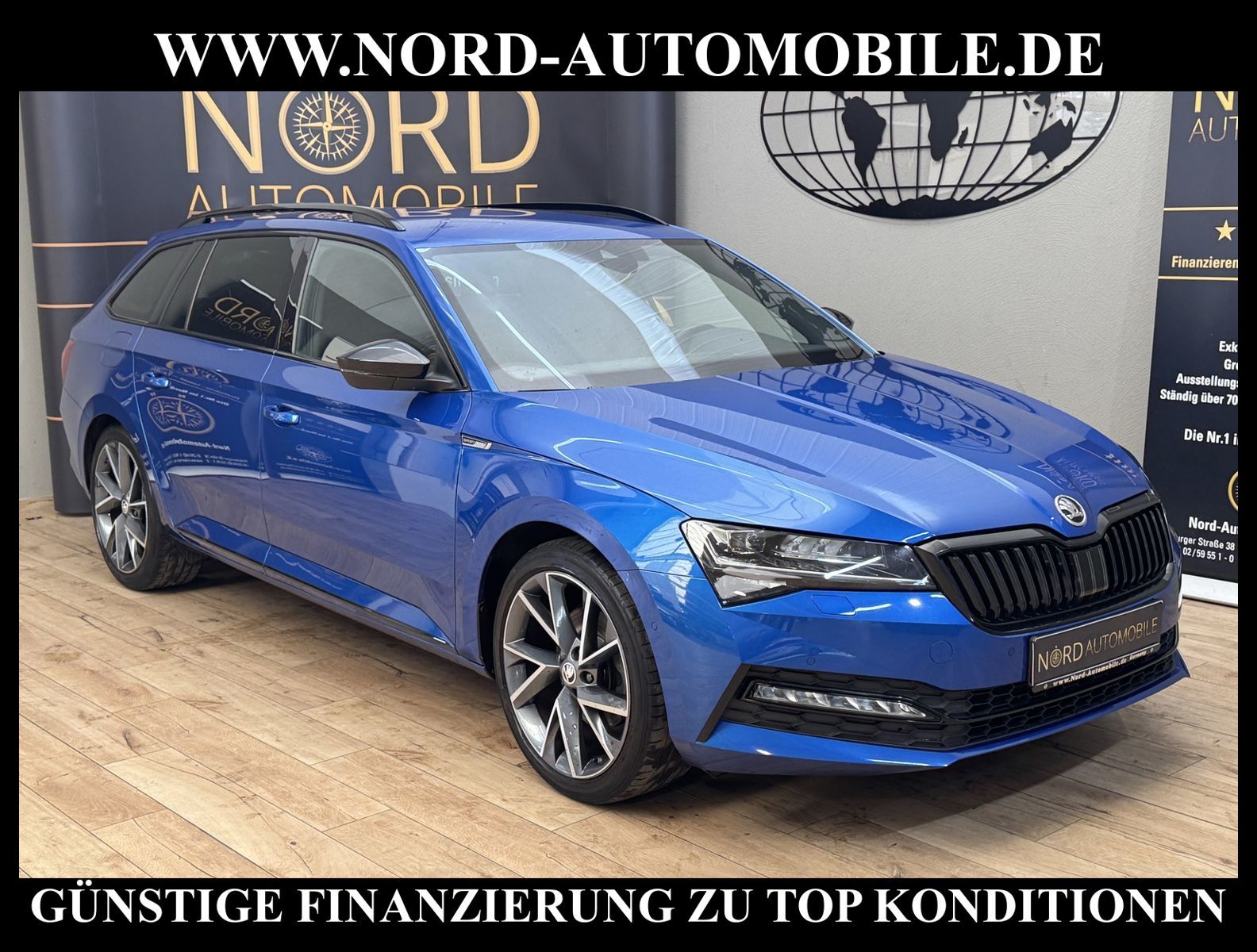 Skoda Superb Combi Sportline 2.0 TDI DSG Navi/LED/19