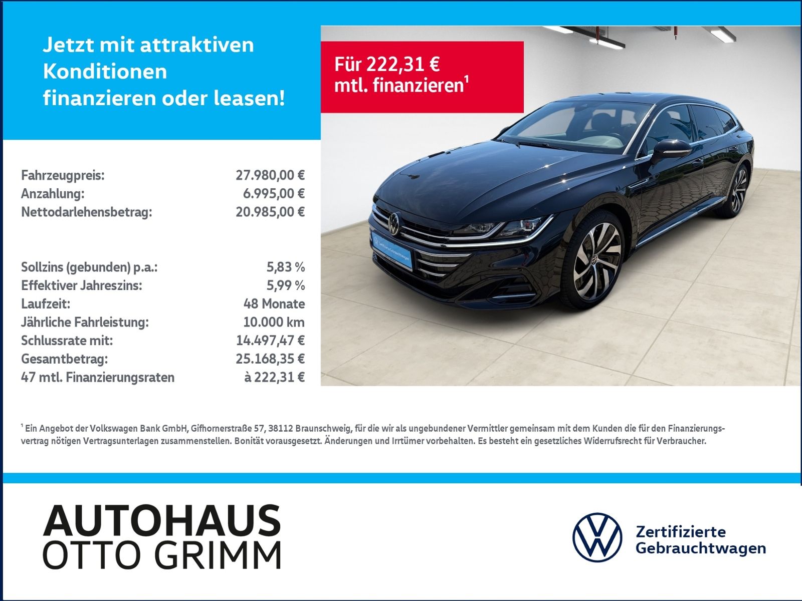 Volkswagen Arteon Shootingbrake 2.0 TDI DSG R-Line Standh foto 1
