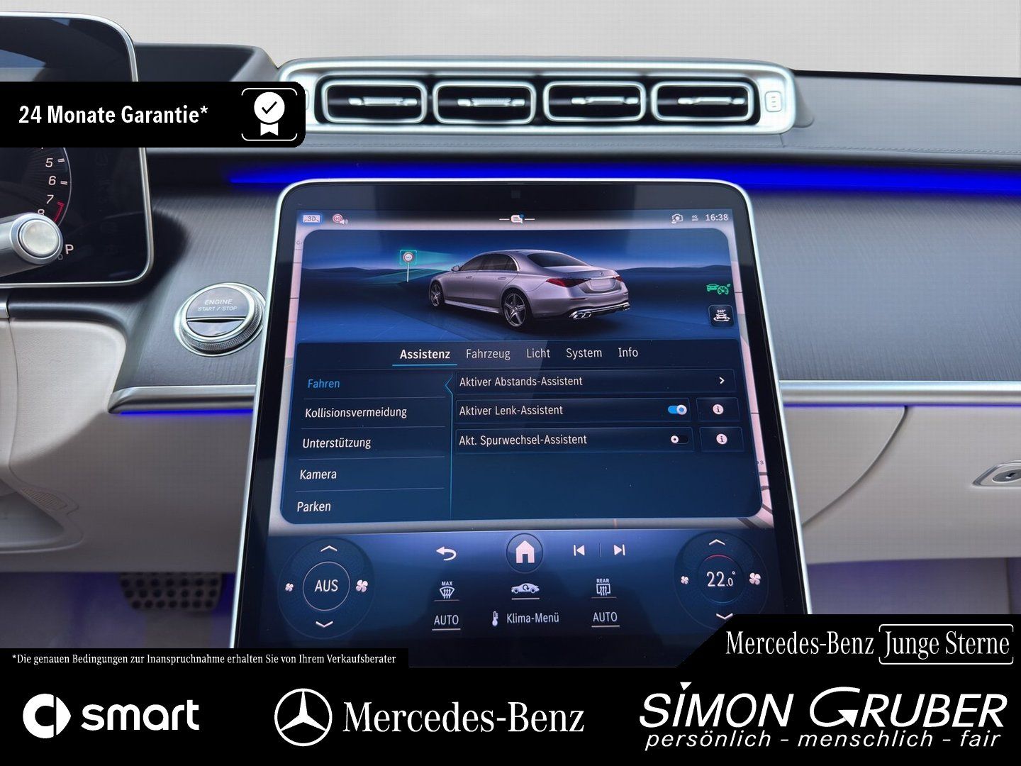 Fahrzeugabbildung Mercedes-Benz S 63 4M e Performance lang Exklusiv Chauffeur
