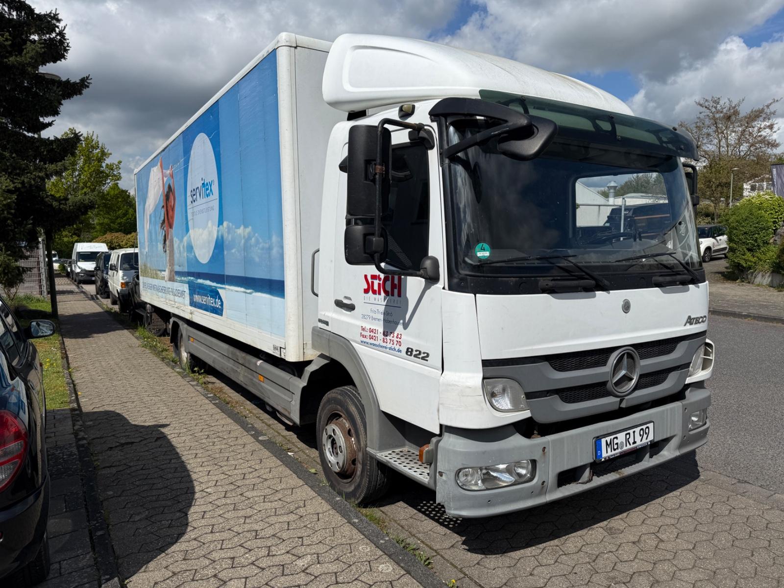 Mercedes-Benz Atego 822 lang große LBW Klima Tempomat