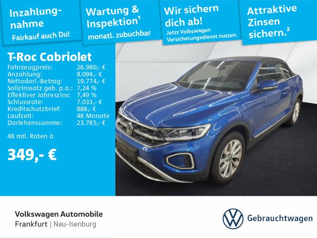 Volkswagen T-Roc Cabriolet 1.0 TSI Style Navi ACC LED-Plus-