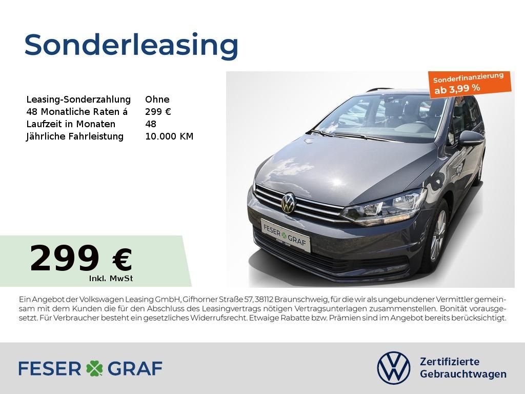 Volkswagen Touran Comfortline 1.5 TSI Navi SiHz DigiCockpit