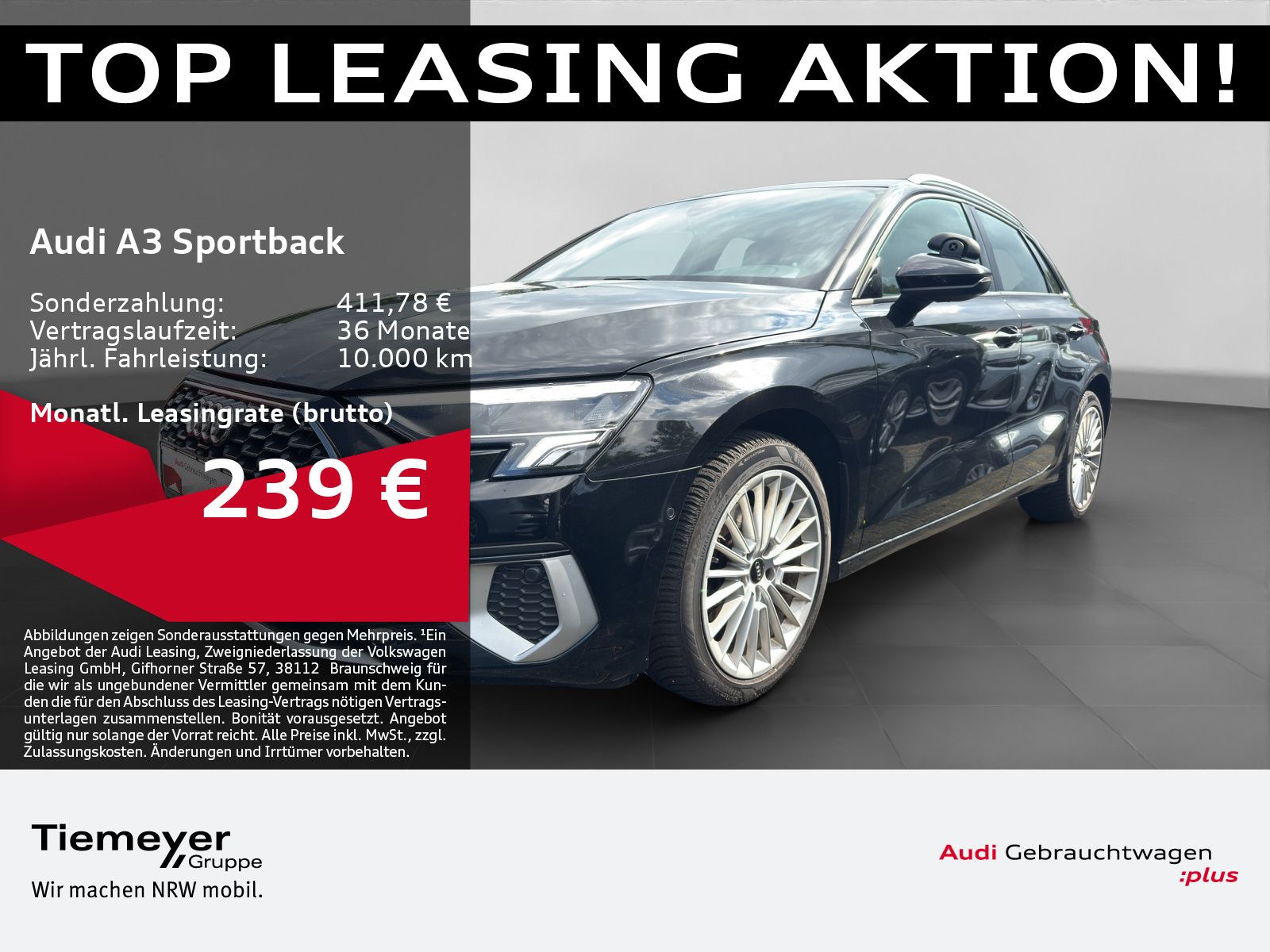 Audi A3 Sportback 30 TDI ADVANCED LED NAVI KAMERA