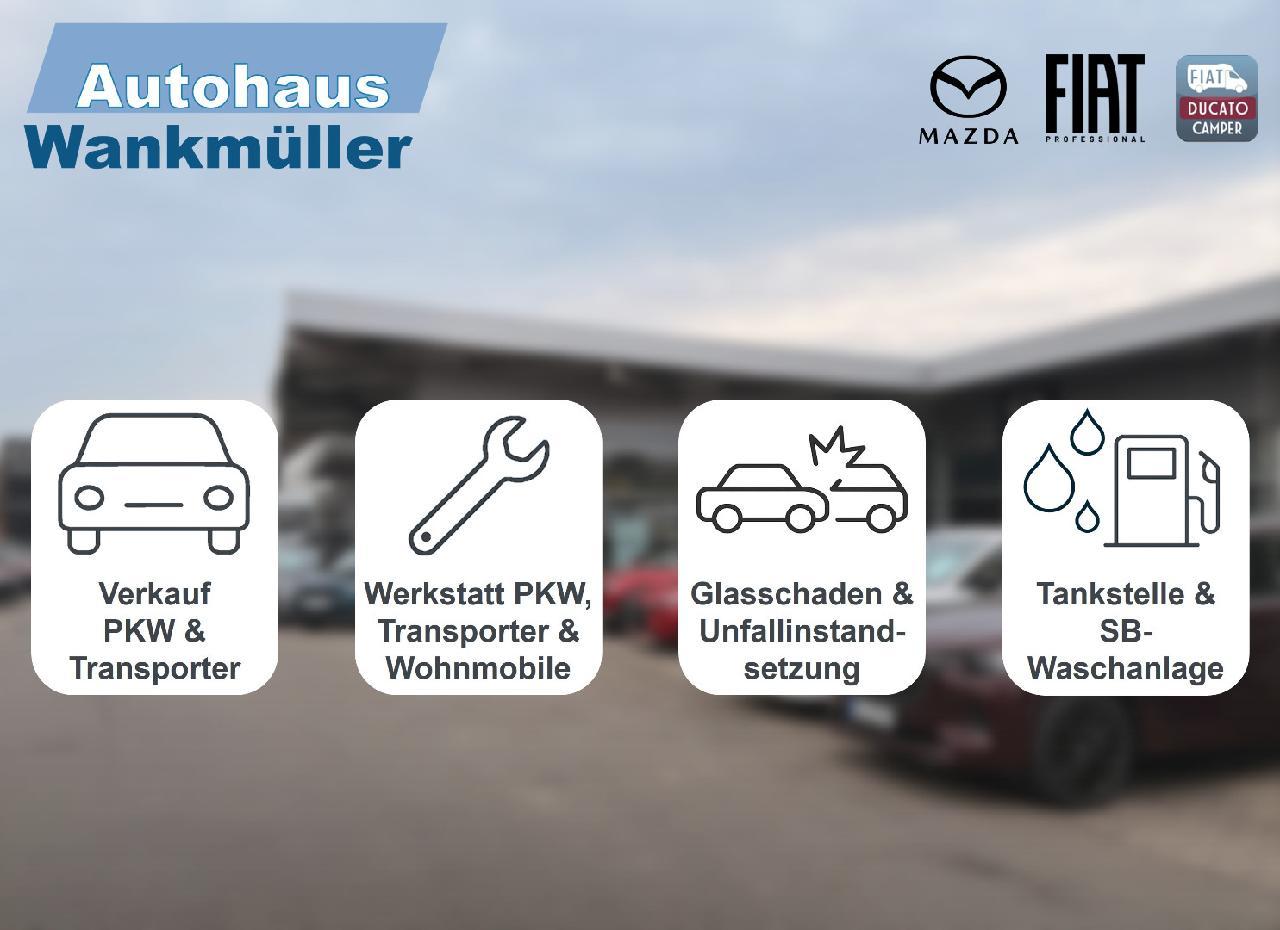 Fiat 500e Icon el. Glasschiebedach!!! SHZ PDC Allwett