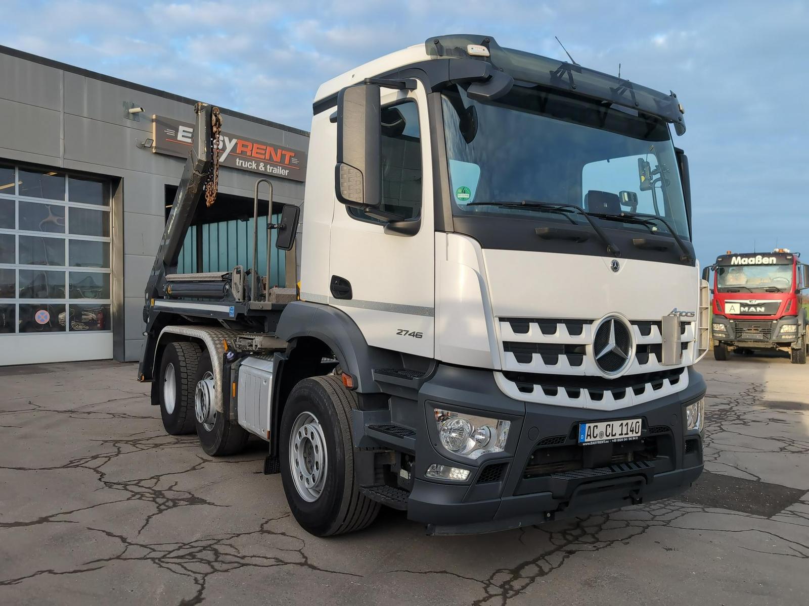 Mercedes-Benz Arocs2746 L6x2/MeillerAK16/3Haken/Kamera/Navi