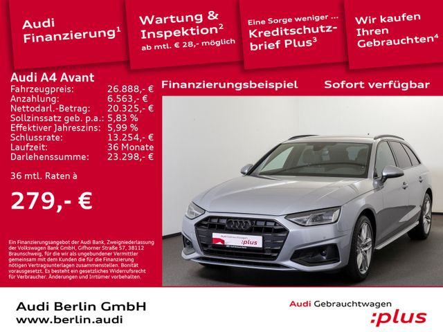 Audi A4 Avant Advanced 40 TDI S tr. AHK PDC ACC