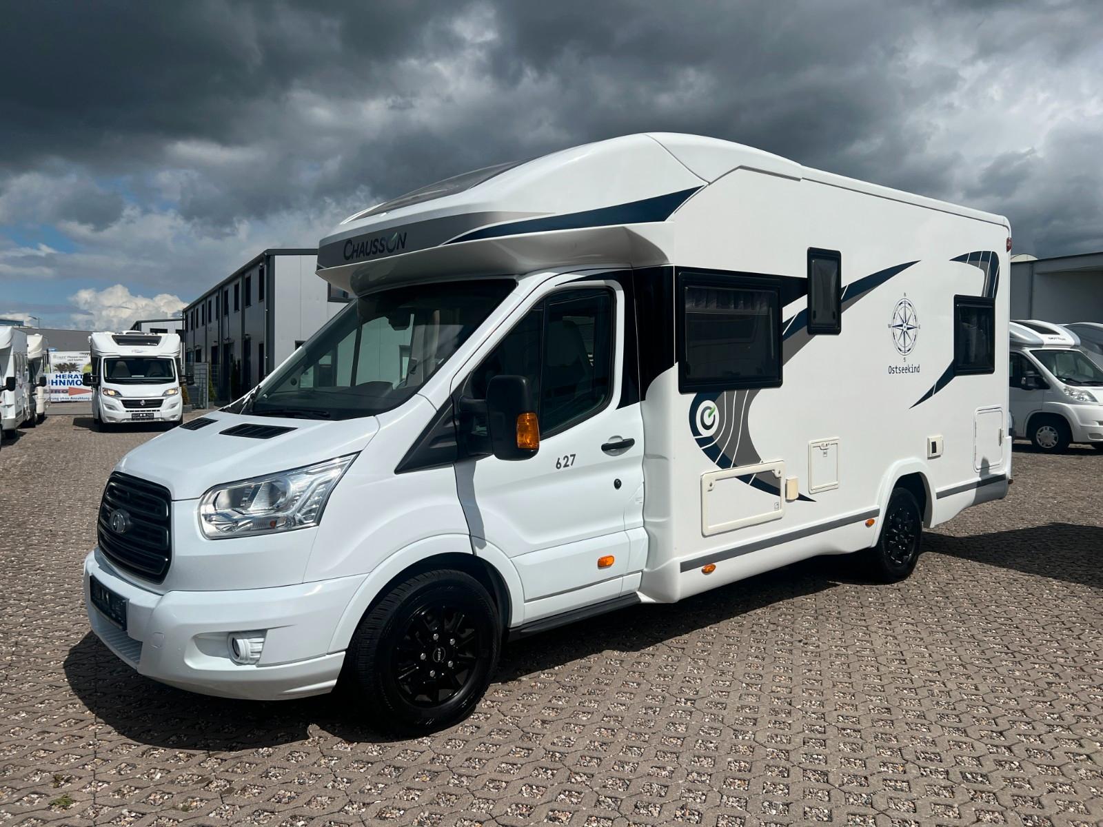 Chausson FLASH 627 *TIEFE EINZELBETTEN*A.SAT*2xSOLAR*AHK*