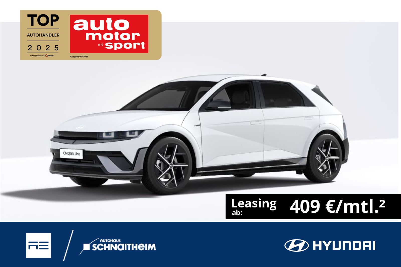 Hyundai IONIQ 5 N Line 84kWh 168KW (229PS) 2WD Wäremep.