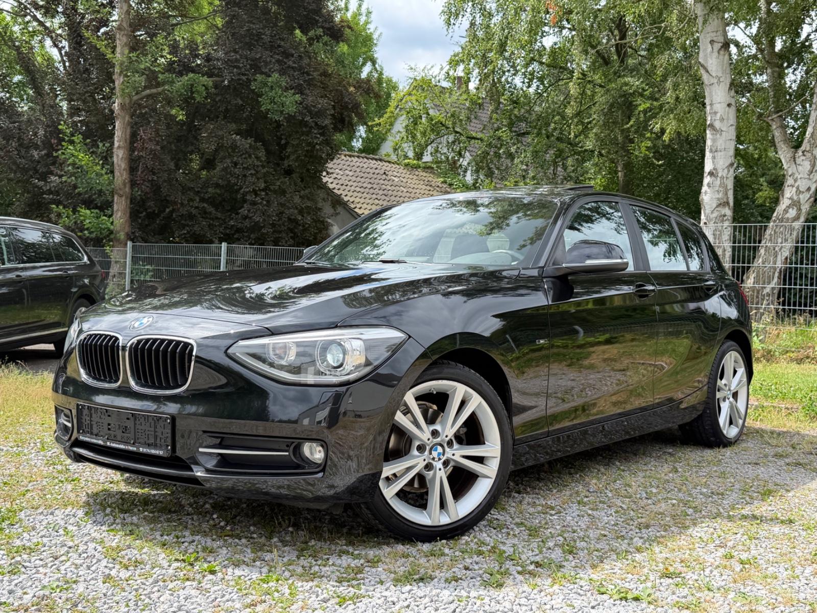 BMW 118 d 5-trg.|SCHWARZ|XENON*LEDER*NAVI*SHD*AHK*
