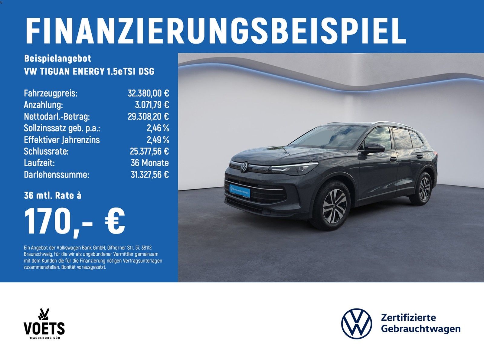 Volkswagen TIGUAN ENERGY 1.5eTSI DSG LED+NAVI+AHK+AREA+EO