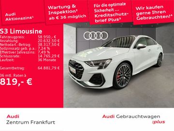 Audi Leasingangebot: Audi S3 Limousine TFSI S tronic MATRIX SONOS PANO HuD