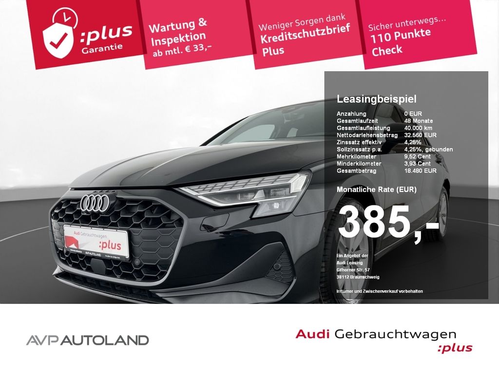 A3 Limousine 35 TDI S tronic | LED | 322€